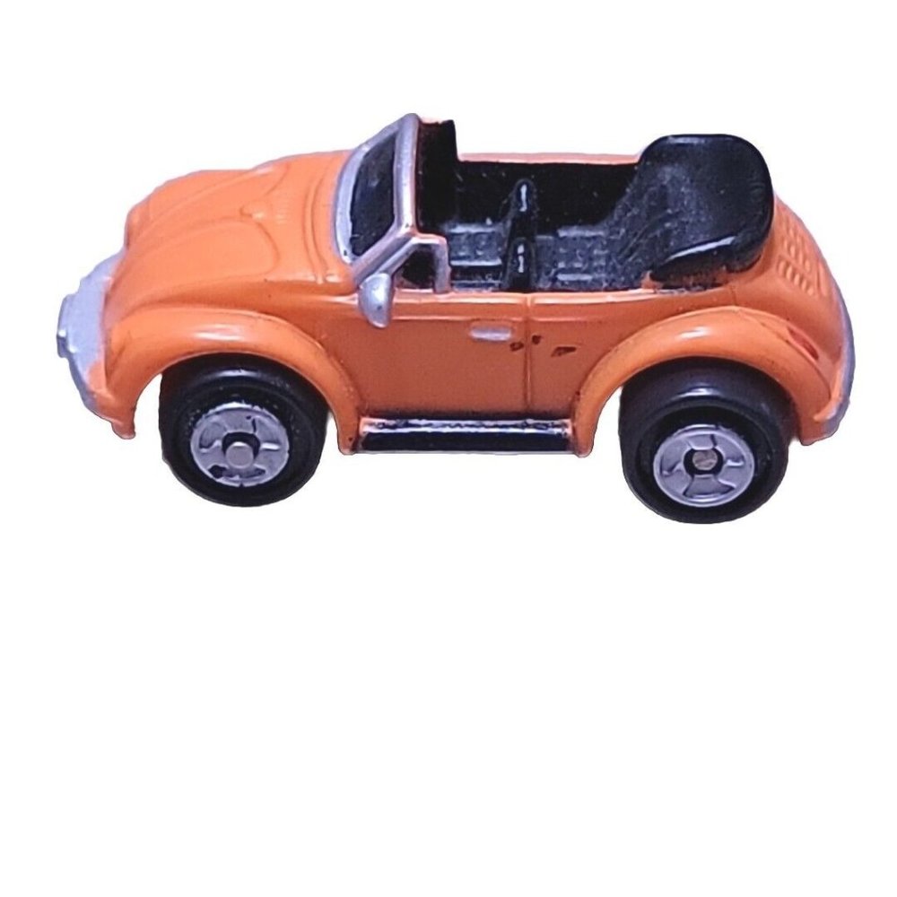 1994 Micro Machine Beetle Convertable Vintage 1:87 Orange USA Hasbro